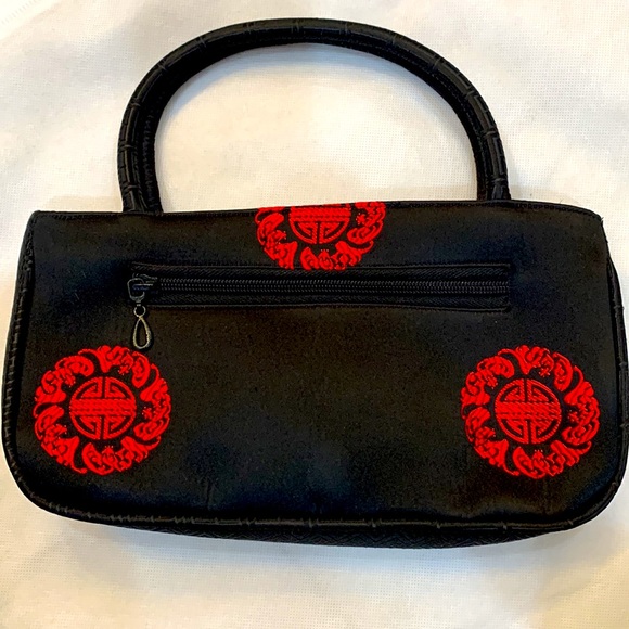 Silk Evening Purse, EUC - Picture 2 of 6